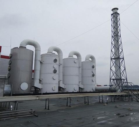 2000m³/h不锈钢三级喷淋系统酸雾废气净化塔