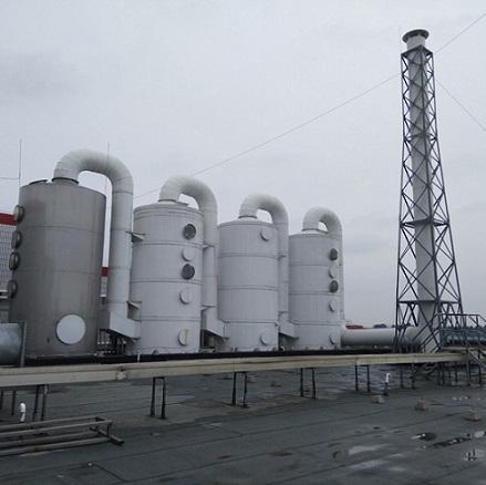2000m³/h不锈钢三级喷淋系统酸雾废气净化塔